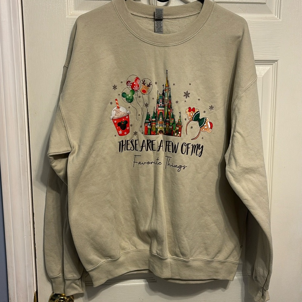 NEW Disney Holiday “Favorite Things” Sweatshirt - Large